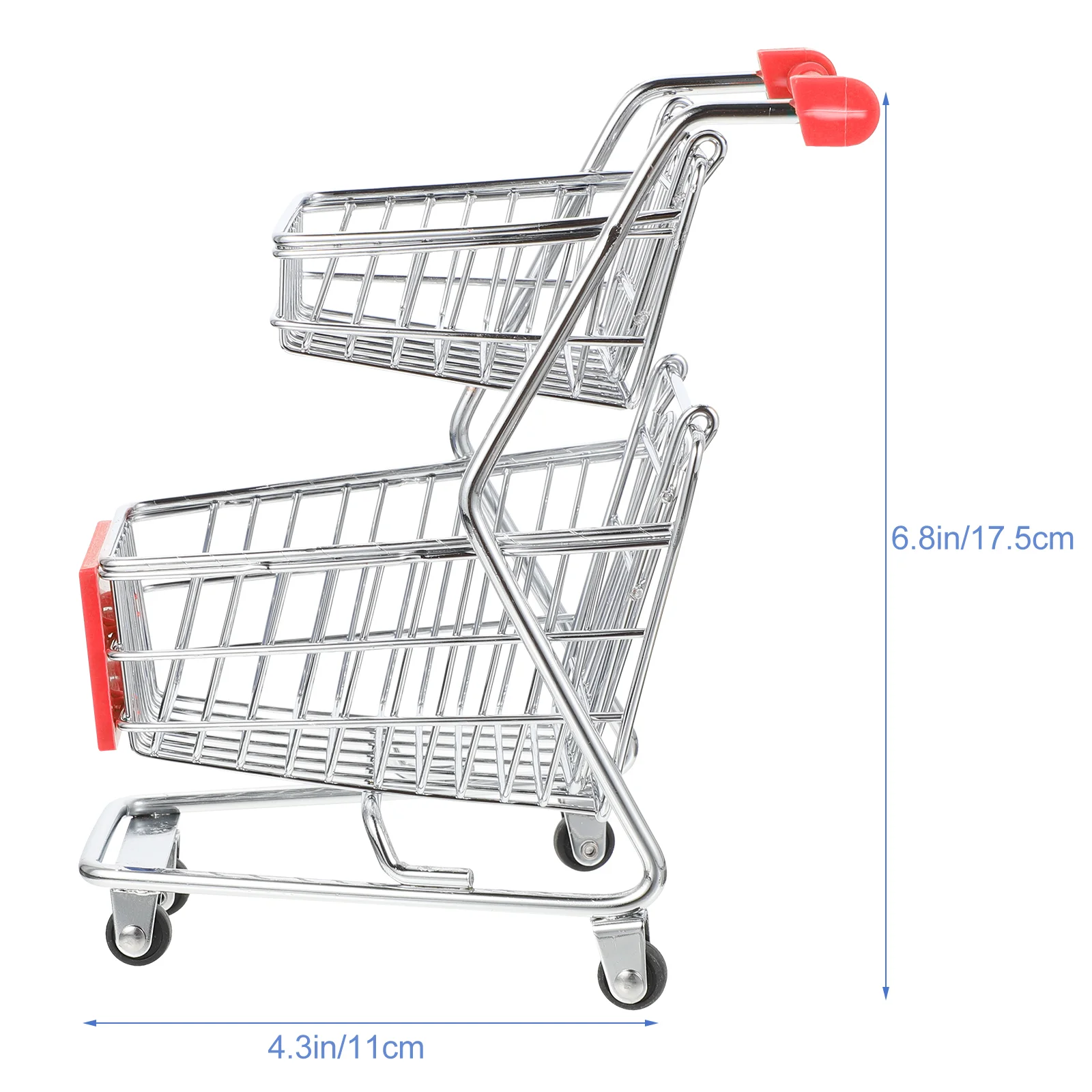 Trolley Storage Mini Shopping Cart Child Childrens Toys Carts for Groceries Kid Wrought Iron Plastic Modes 4