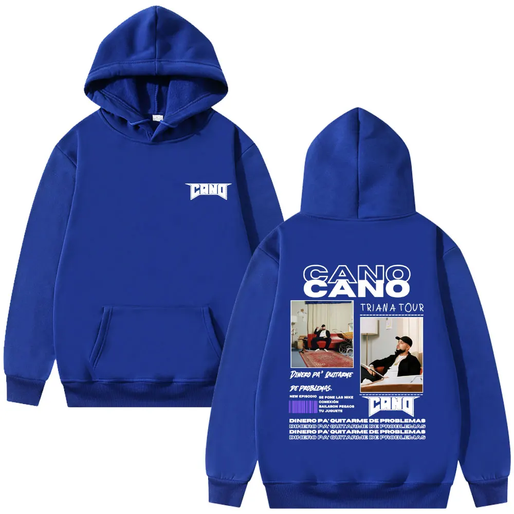 Rapper Cano Triana Tour Album 2025 Hoodies Men Women Fashion Hip Hop Street Sweatshirt Men's Oversized Hoodie Vintage Streetwear 2
