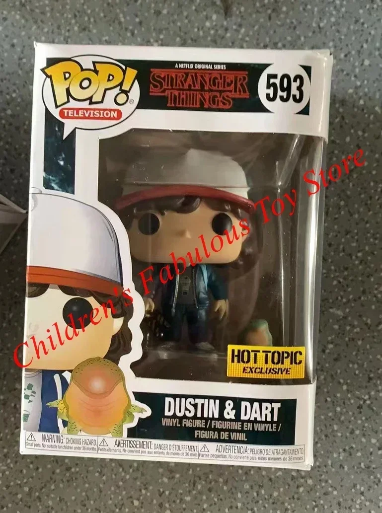 thumbnail image 5 of ¡¡¡NUEVO!!! FUNKO POP Stranger Series #1246 Eddie #1250 Dustin Steve Robin Eleven Colección de figuras de acción de vinilo Modelos para regalos, 5 of 5