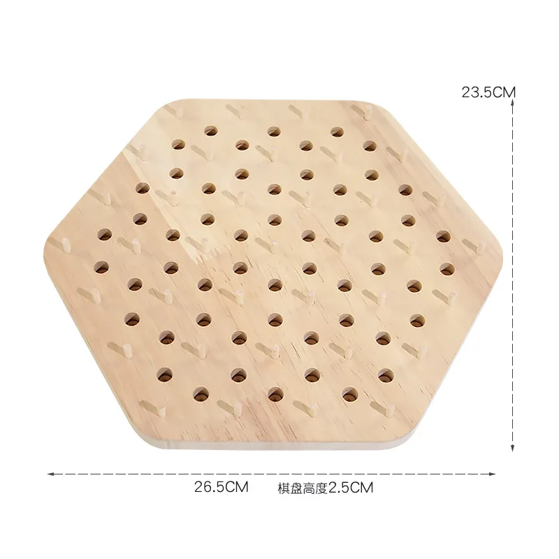 New Chain Triangle Chess Puzzle Game Geometry Chess Rubber Band Training Family Interaction Exercise Thinking Toys Gift 6