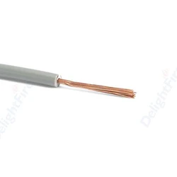 Versatile Multicolor Flexible PVC Copper Wire for Electronics and Lighting (Gray)