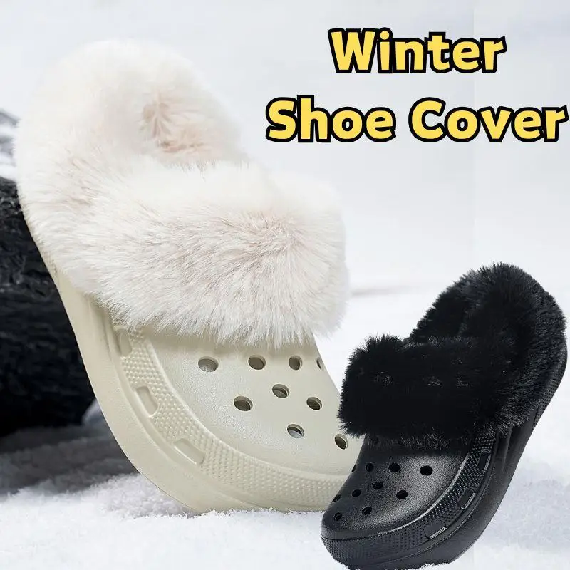 Almohadillas gruesas para forro de piel, cubierta de zapato para