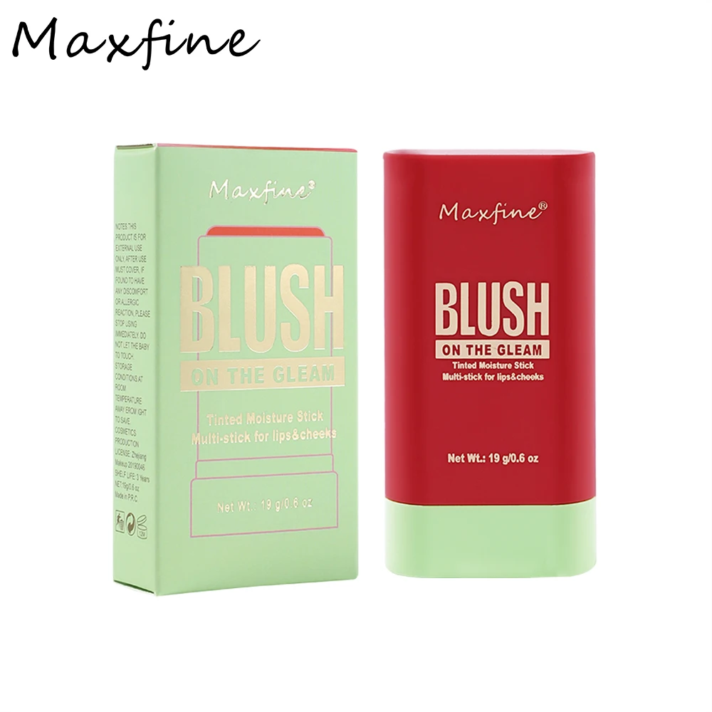 Blush Stick Face Lips Natural Matte Expanding Color Solid Highlighting And Contouring Multi-Functional Rouge Cream