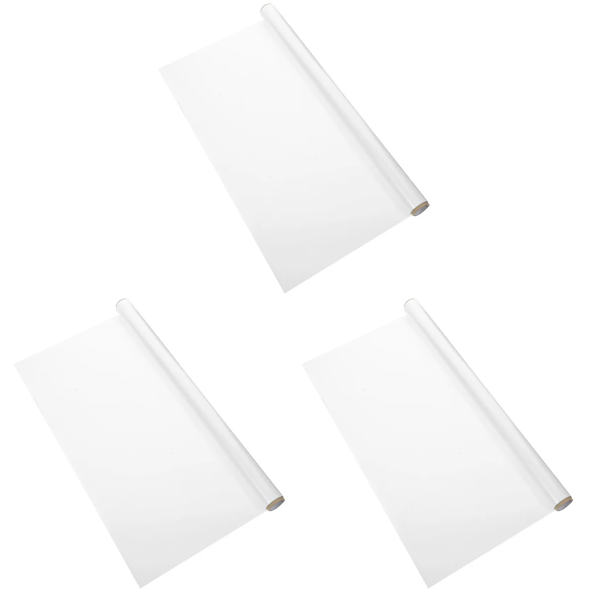 

3 Sets Whiteboard Wall Stickers Blackboard Dry Erase Paper for Graffiti Calendar Wallpaper Iron