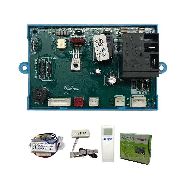 

Qd-u05pg+ Qunda Universal Control Board With High Quality Chips For Air Conditioner Remote Control System