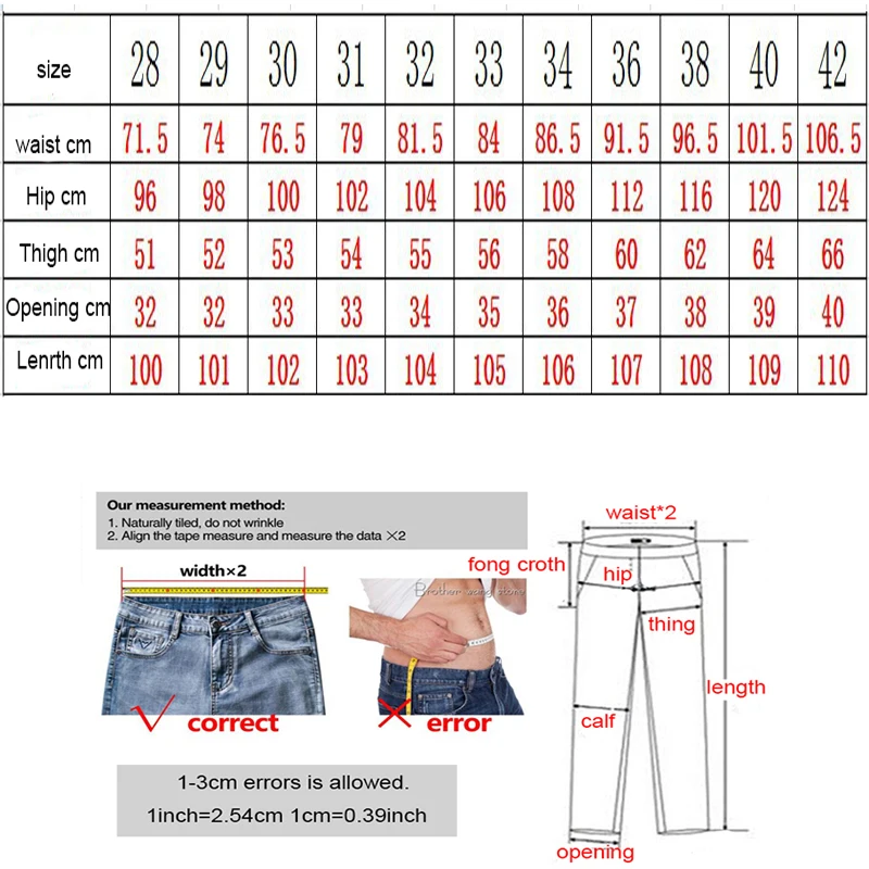 Men Ruined Denim Jeans Hole Trousers Ripped Large Size Straight Hip Hop High Street Fashion Male Pants men jeans,ripped jeans,ripped patchwork jeans