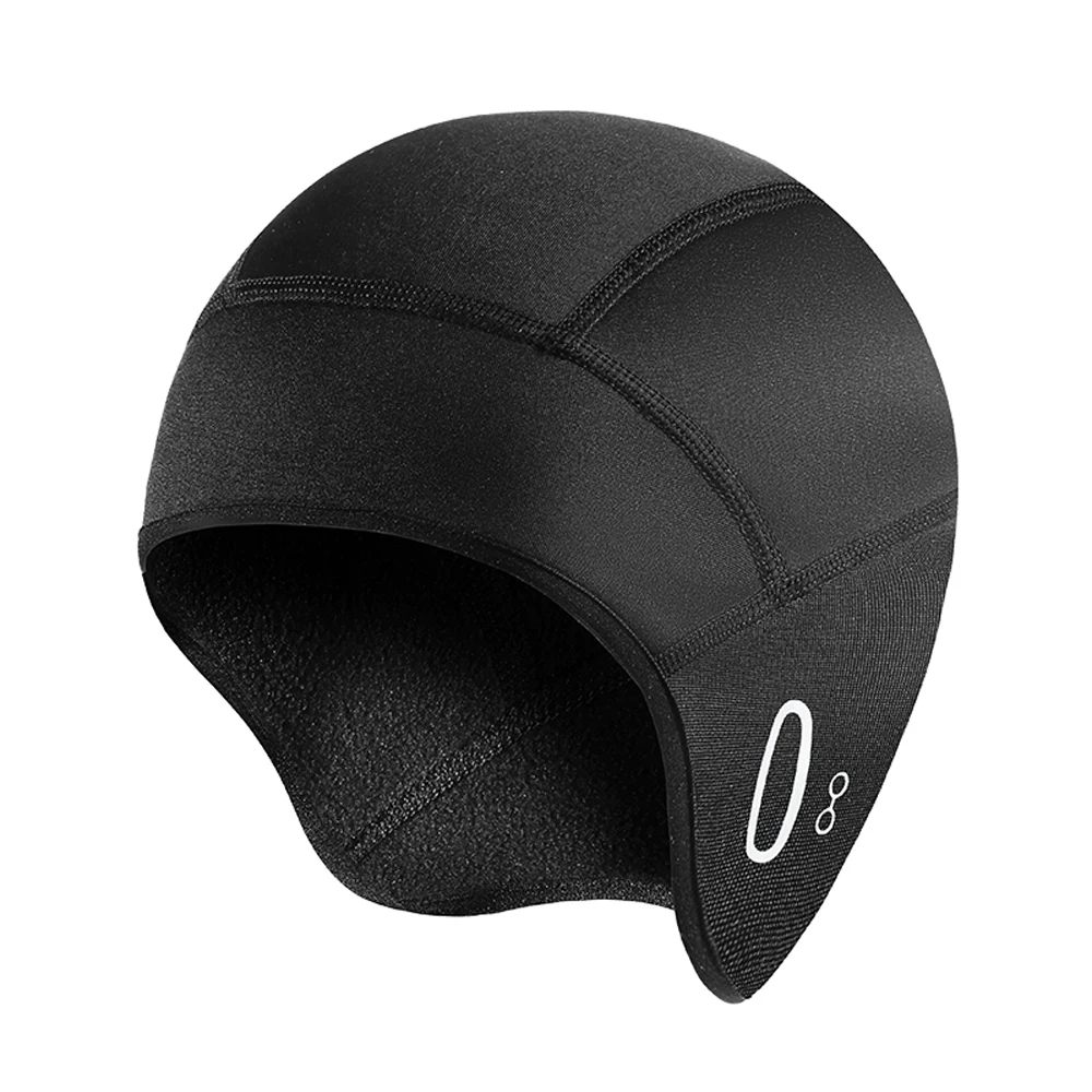 Winter outdoor cycling warm hat helmet lined with ear protection windproof fleece warm hat mountaineering and skiing cold-proof 5