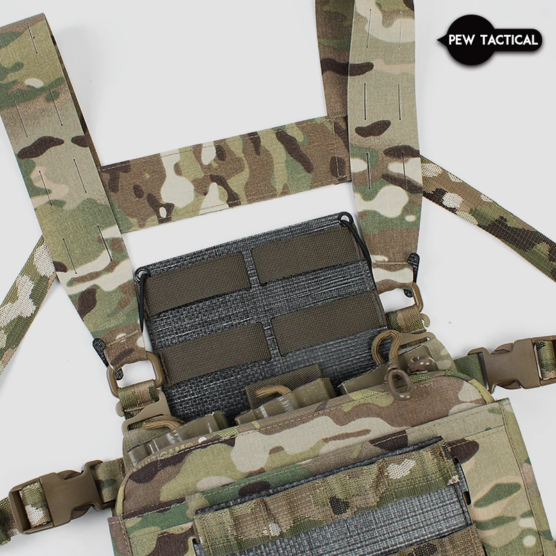 Plaque Frontale Tactique MOLLE PEW Tactical - Style Ferro, Pour Airsoft