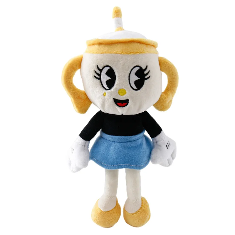 13 style Cups Head's Plush Toys Mugman The Chalice Soft Stuffed Peluche Doll Cute Cartoon games Doll Toy for Kid Birthday Gifts
