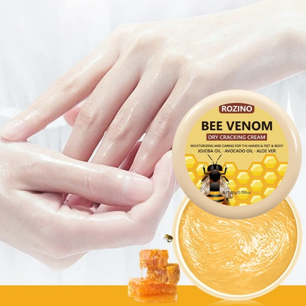 קרם דבורים לחותי ומזין עור יבש וסדוק מונע יובש וסדקים קרם לטיפוח רגליים ועקבים