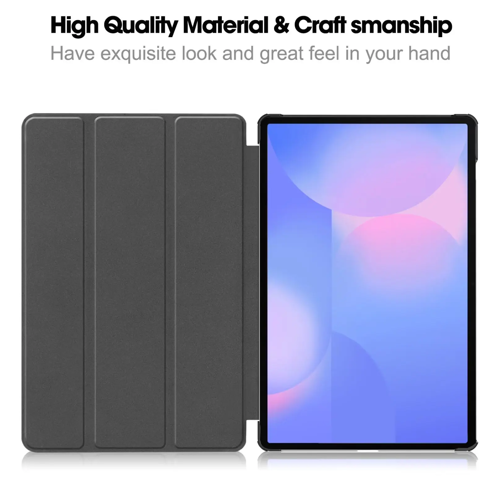 Sleek Black Slim Hard PC Back Cover