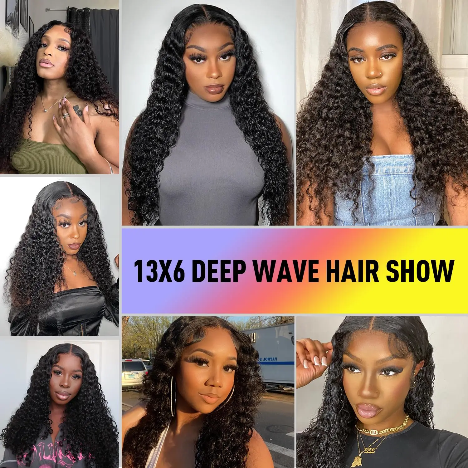 Рисунок 5 - Парики из человеческих волос с глубокой волной