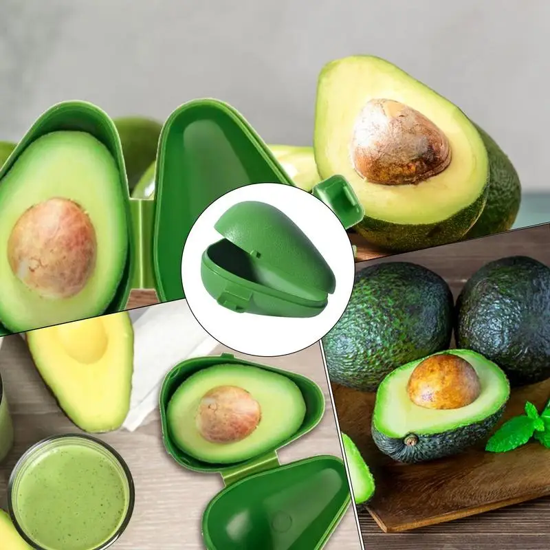 Avocado Saver Food Crisper Storage Box Avocado Saver Organizer Avocado Saver Holder Reusable Avocado Keeper Fruit Container 3