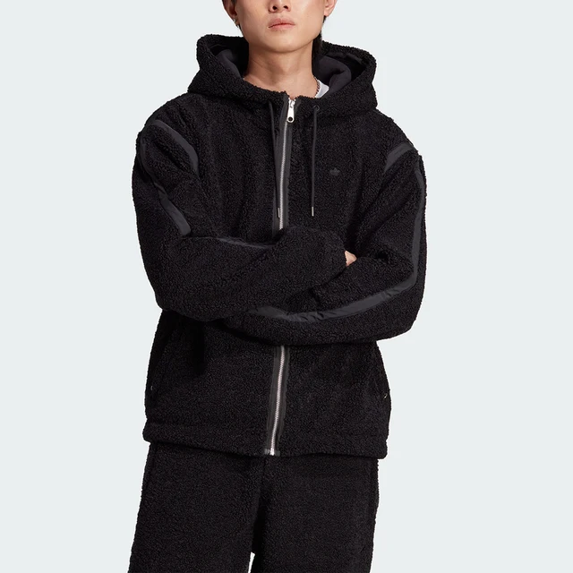 Adidas Official Authentic Originals Veste de sport à capuche en polaire ample pour homme II5807 1