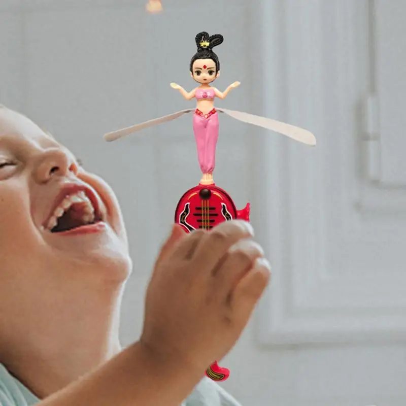 Flying Disc Toy 2 Pieces Flying Disc Fairy Spinner Toy Spinner Pull String Toys Birthdays Holidays Indoor