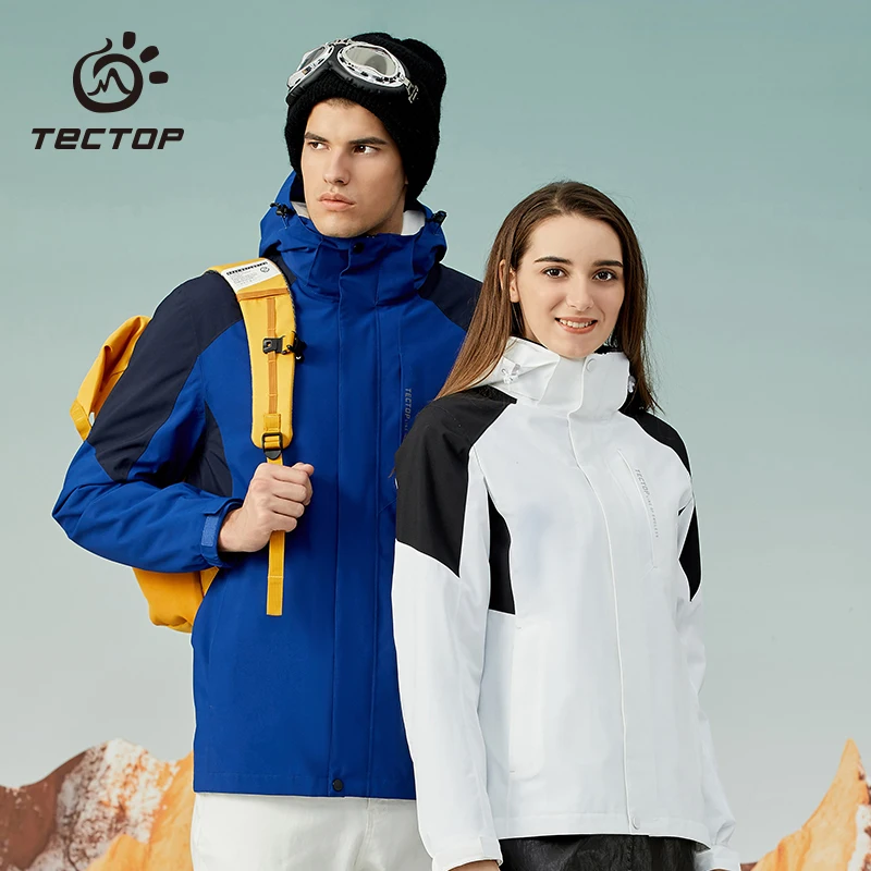 TECTOP толстое теплое пальто Зимняя внутренняя флисовая водонепроницаемая куртка
