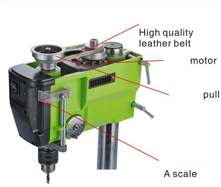 220V Quality Mini Electric Drill 5168E DIY Variable Speed Micro Drill Press Machine 680W Bench Electric Drilling Machine 6