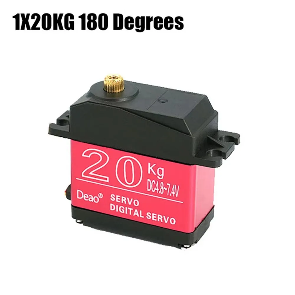 Servomoteur RC étanche 30kg 180°/270° engrenages métal