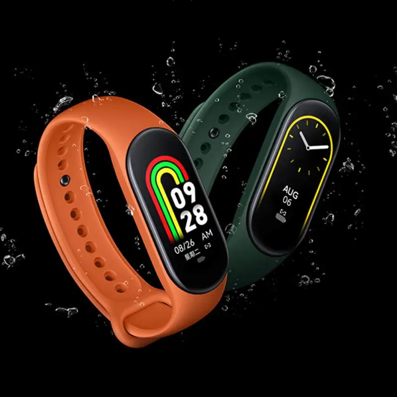 Mi Band 8 스마트 팔찌 심박수 혈액 산소 스포츠 시계 방수 전자 팔찌 피트니스