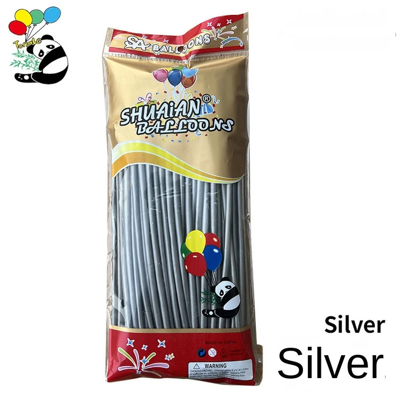 Latex Balloon 260 Matte Strip 1.8g Solid Color Mixed Color Magic Weaving Creative Thickened Children Cartoon