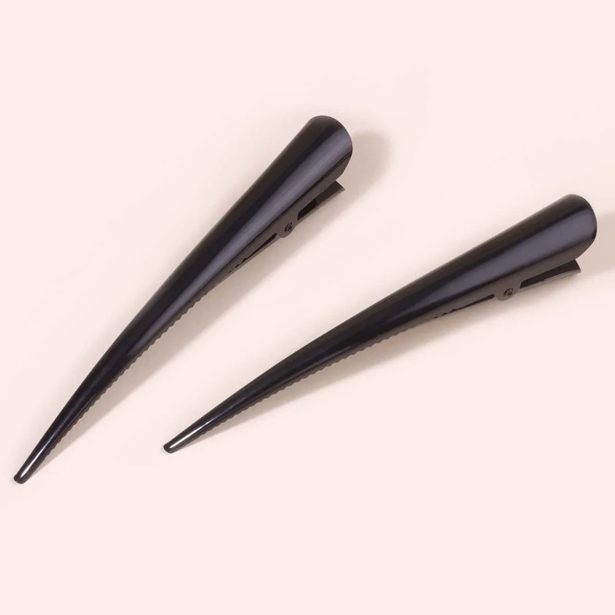 Elegant Long Metal Hair Clips - Stylish Salon Hairdressing Accessories