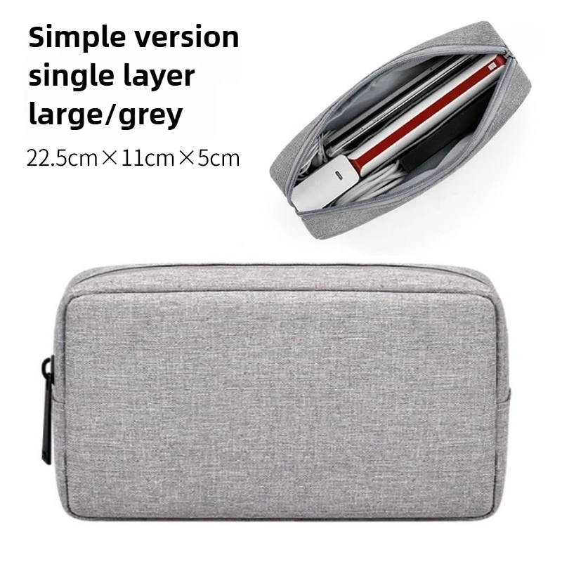 Travel Essentials Pouch Organizer for USB Cables Earphones Gadgets Storage thumbnail 3