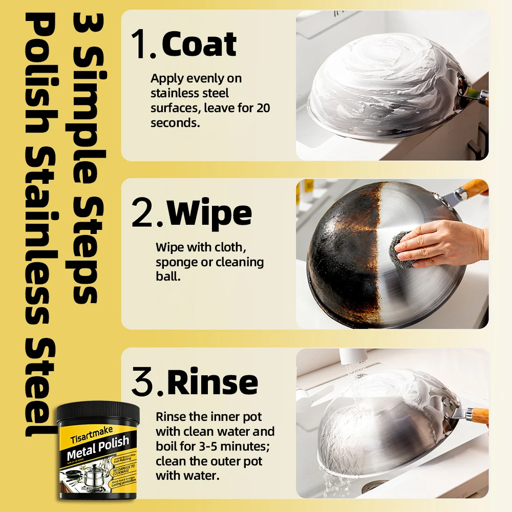 High-Performance All-Metal Polishing Paste - No Residue, Effortless Shine