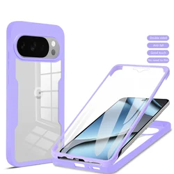 Enhanced Protective 360 Double - Sided Phone Case Cover - Google Pixel 10a (Qc360 - Purple)