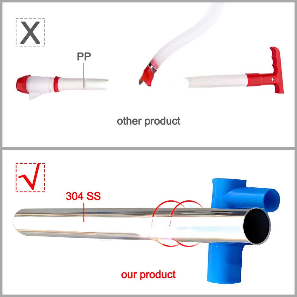 Stainless Steel Manual Fertilizer Applicator Double Tubes Backpack Fertilizer Spreading Tool for Corn Vegetable Fruit Tree Plant
