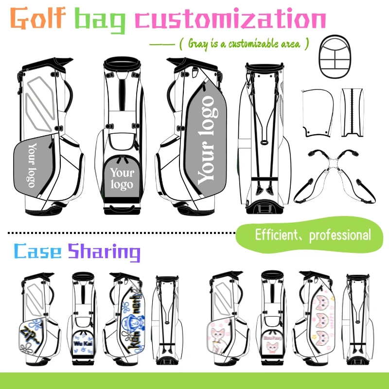 J.C studio Personalized customization of golf bags/Golf stand bag