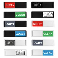 Dishwasher Clean and Dirty Magnet Sign Dishwasher Magnetic Indicator Sign Slide Shutter Magnets for Dish Washer Kitchen Supplies 2