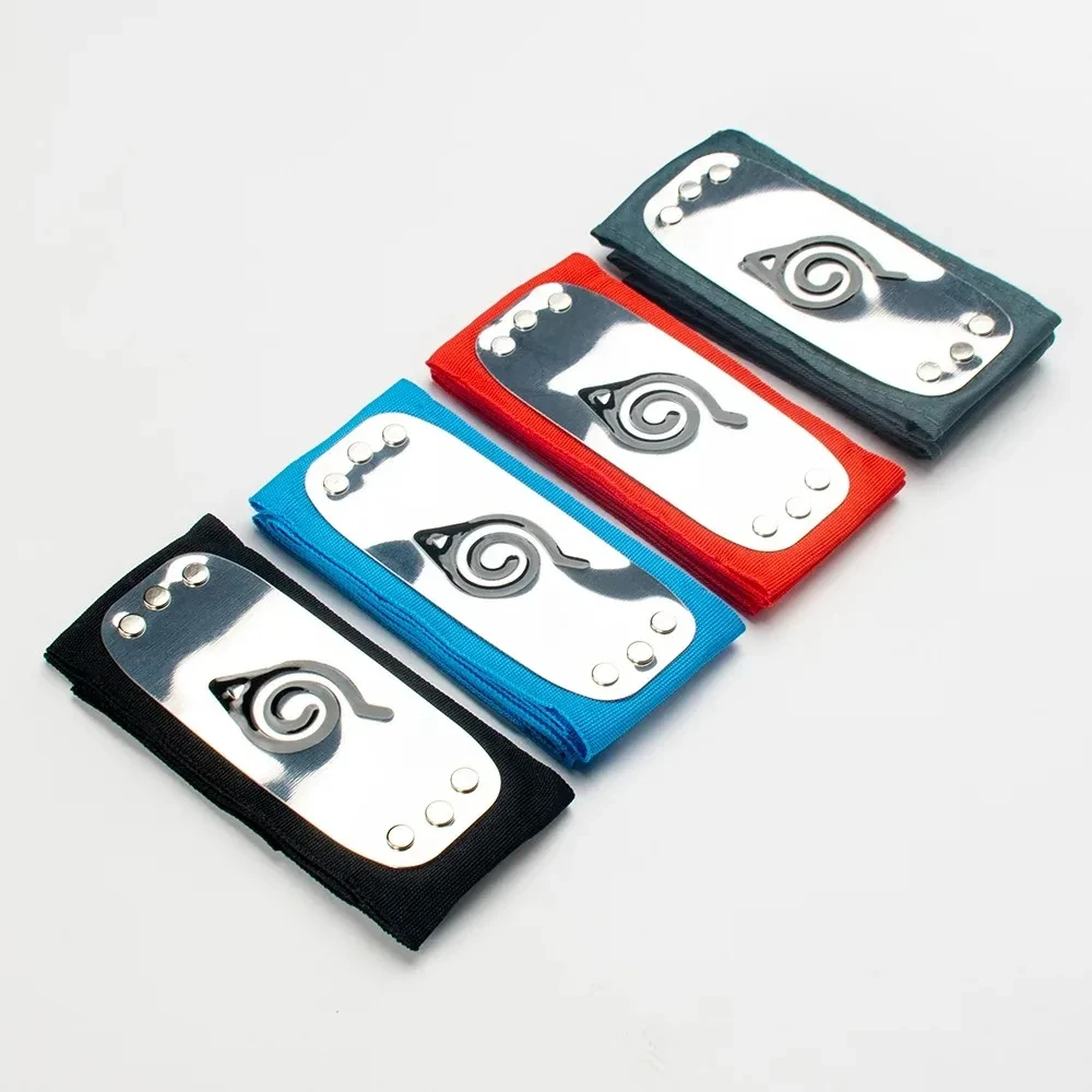 Naruto Headband Bandai Naruto Headband Cosplay Anime Akatsuki Kakashi Uchiha Sasuke Headband Logo Cosplay Costume Accessories