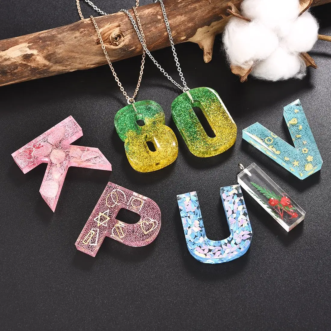 DIY Resin Letter Molds Backward Alphabet Silicone Mold for Making Resin  Keychains Pendant Jewelry