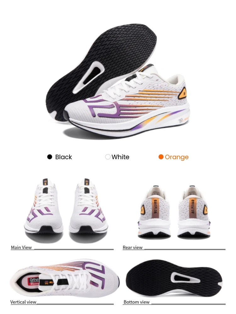 Baasploa Männer Professionelle Sportschuhe Komfort Dämpfung Laufschuhe Paar Frauen Atmungsaktive Leichte Elastizität Turnschuhe – Detail 13