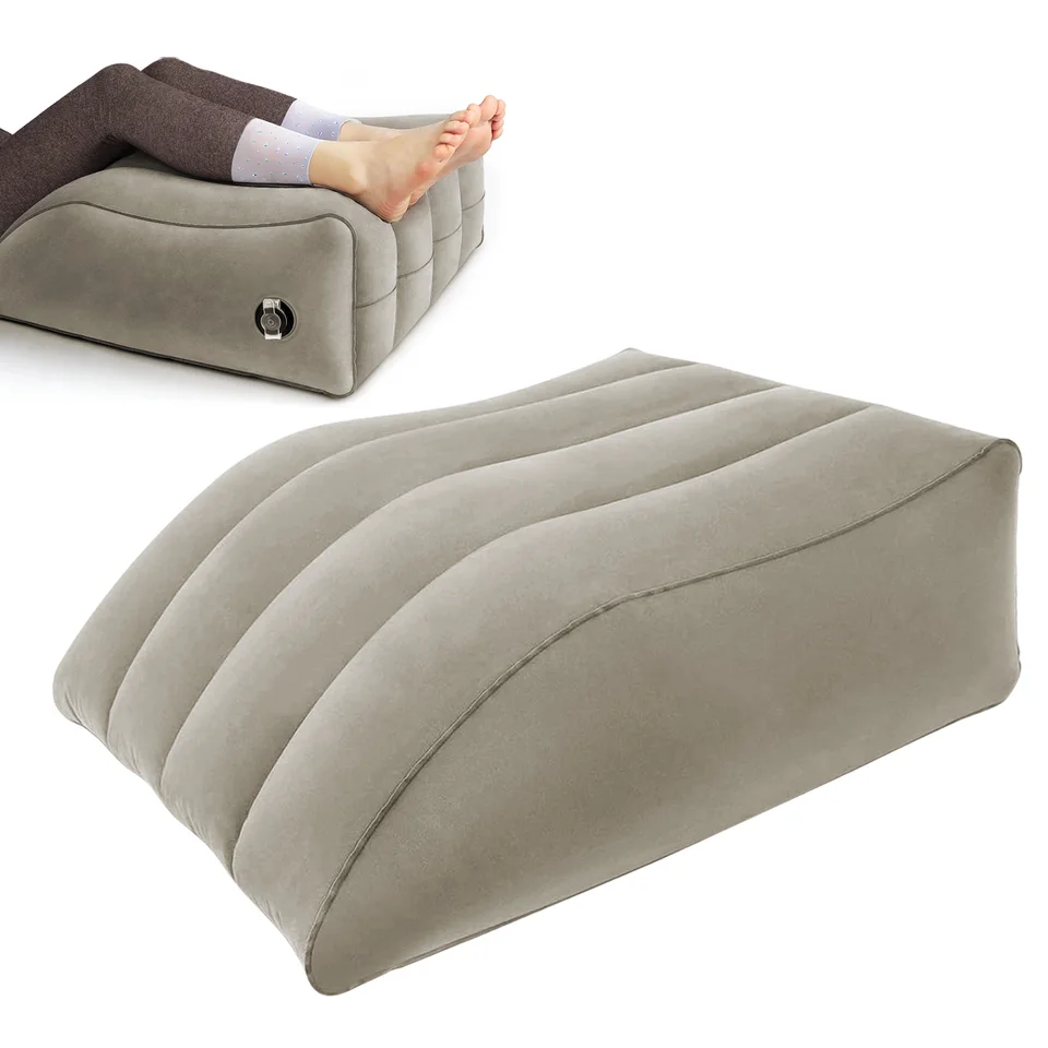 Inflatable Leg Elevation Pillow for Swelling Relief