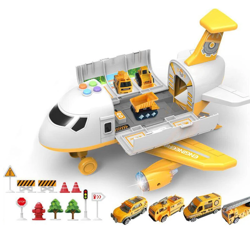 Acheter Avion de passager de grande taille, déformation musicale,  Simulation de piste à inertie, jouet d'avion pour enfants, cadeau de noël