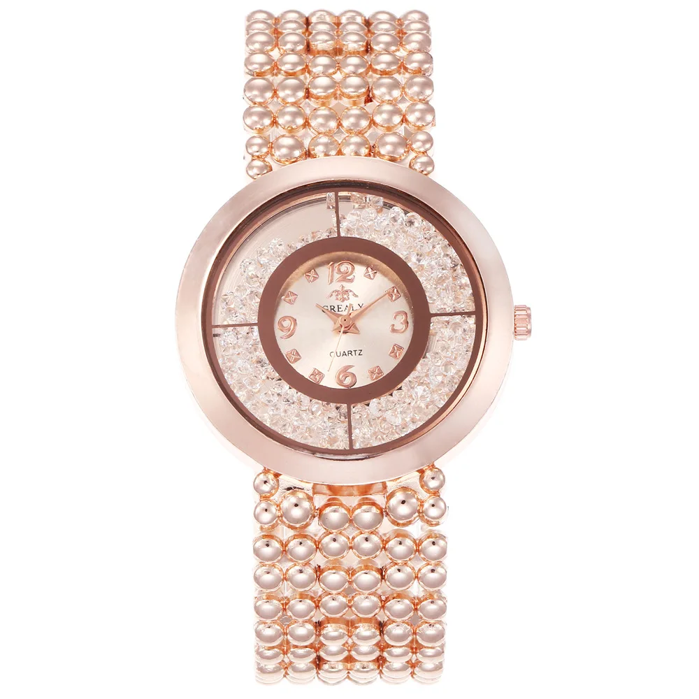 

Reloj Mujer 2023 Fashion Ladies Alloy Bracelet Set Watch Quicksand Dial Women's Shi Ying Watch Reloj Mujer Zegarek Damski