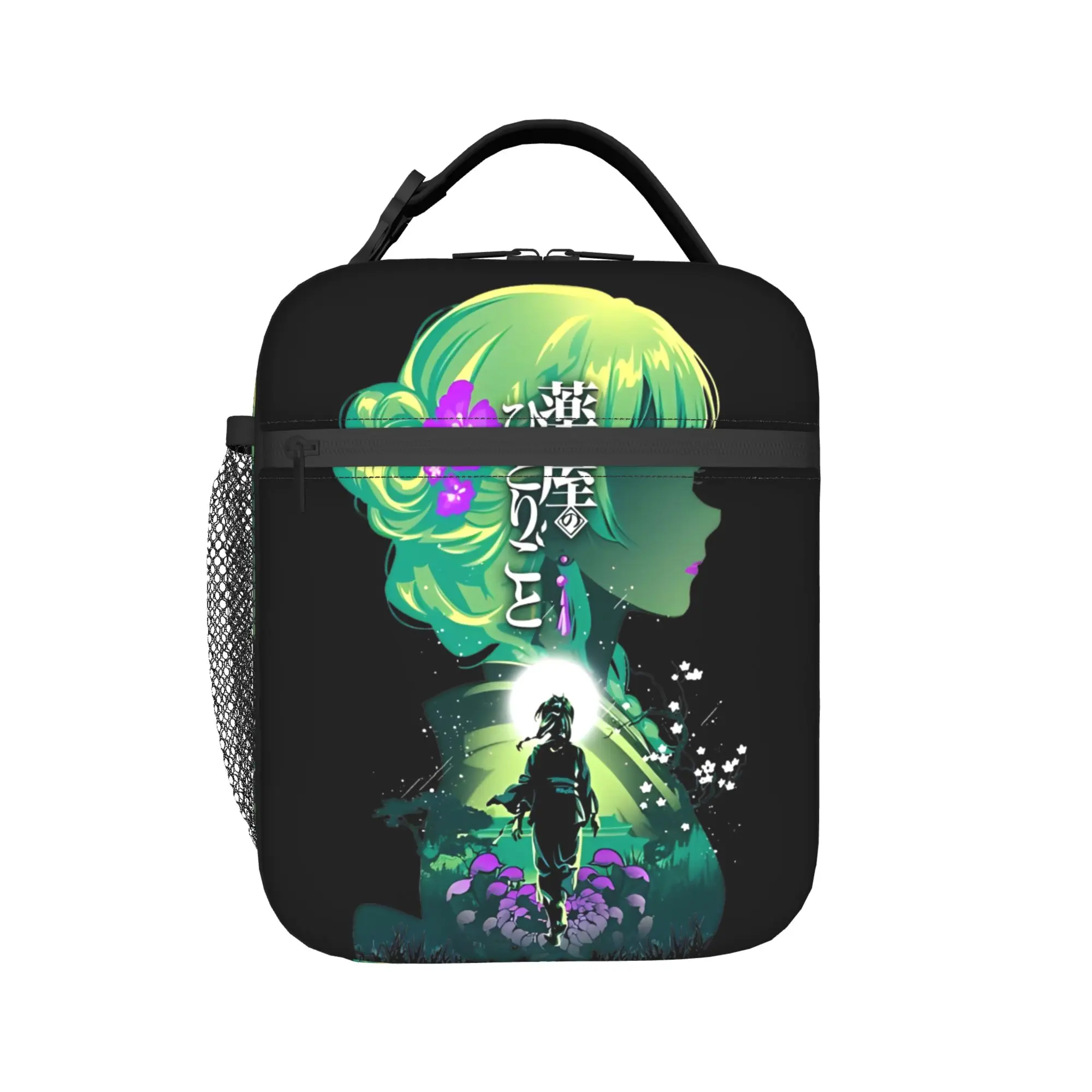 Maomao Anime Isolierte Lunchtasche mit hoher Kapazität, The Apothecary Diaries, wiederverwendbare Thermotasche, Tragetasche, Lunchbox, Arbeit, Picknick, Männer, Frauen – Detail 1