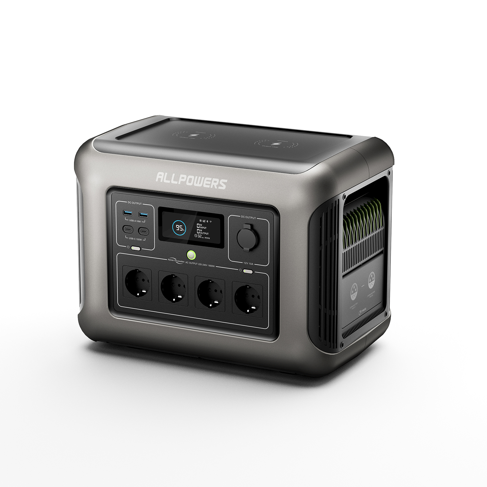 ALLPOWERS R1500 Portable Power Station 1152Wh LiFePO4 Battery with 1800W (3000W Peak) AC Output Solar Generator for Garden Party