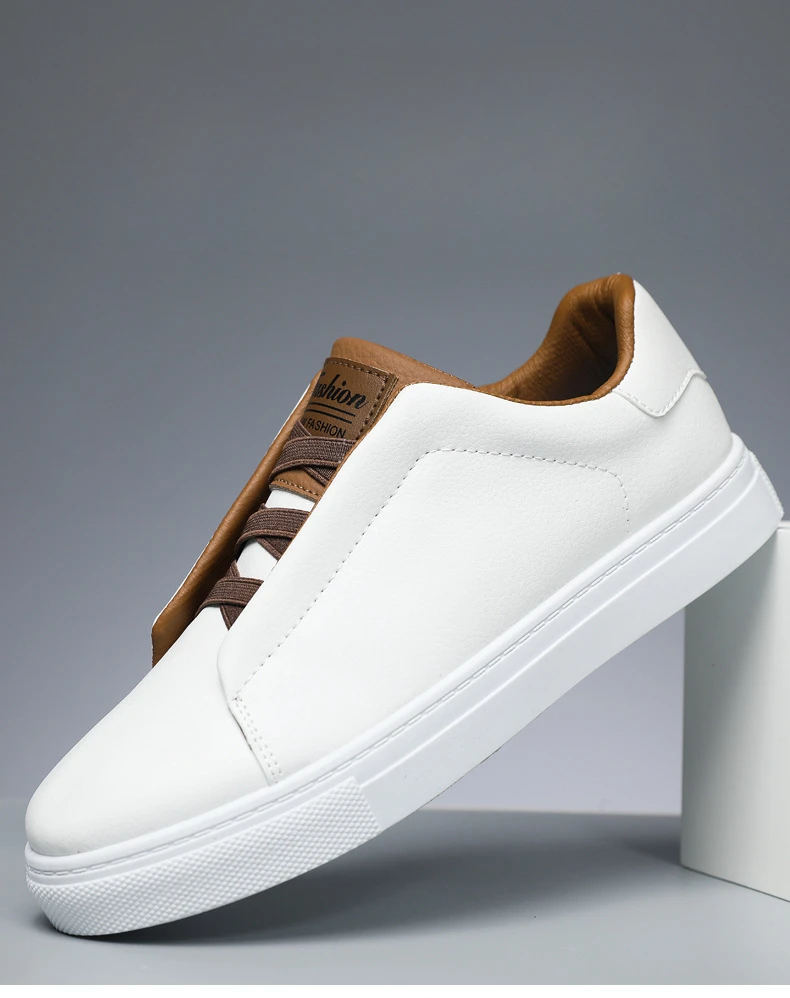 Large Size 39-48 Men Casual Shoes Breathable White Sneakers Fashion Driving Walking Tennis Shoes for Male Skate Flats Sneakers 6