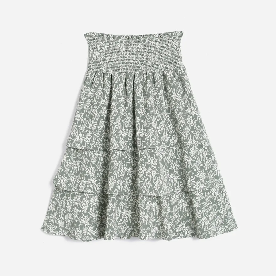 green skirt