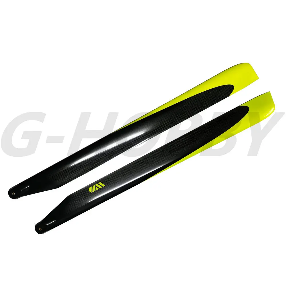 G HOBBY 550MM Carbon Fiber Main Blade 86MM Tail Blade For RC