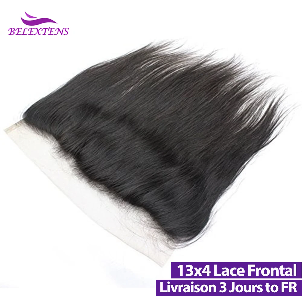 13x4 Transparente Dentelle Frontale 14 à 24 Pouces 100 % Humains Cheveux Pré-épilés Naissance de Cheveux Naturelle avec Bébé Cheveux 3 Jours Livraison