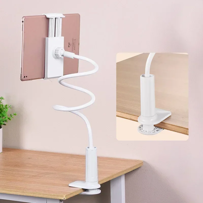 Bedside Table Tablet Stand Adjustable Long Arm Clamp Tablet Lazy Stand Suitable for IPad Samsung Xiaomi 4-11 Inches Bedside Table Tablet Stand Adjustable Long Arm Clamp Tablet Lazy Stand Suitable for IPad Samsung Xiaomi 4-11 Inches