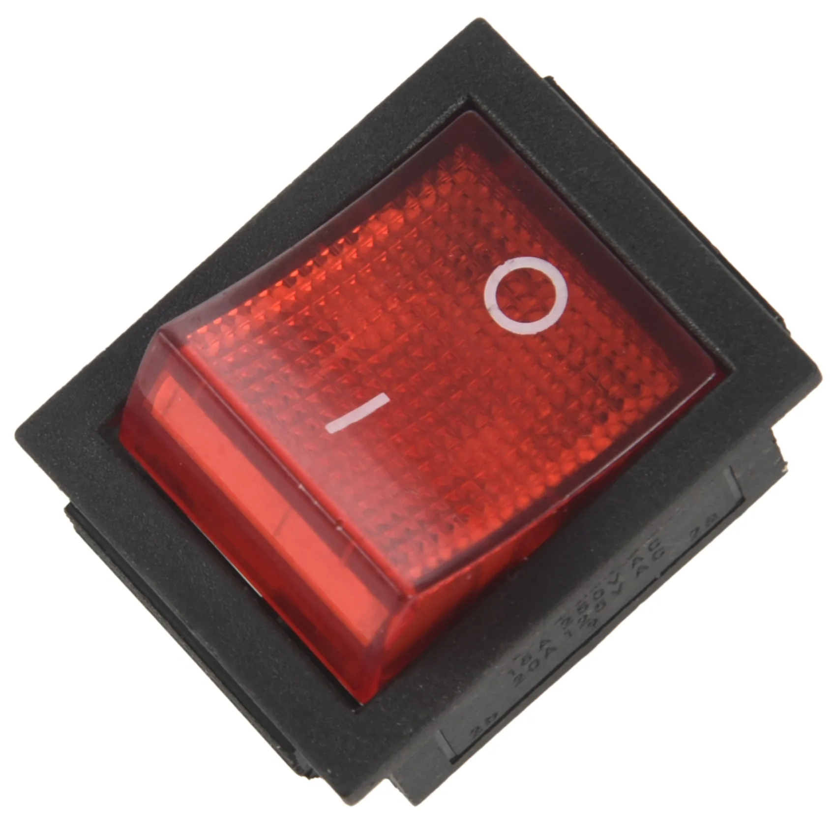 Luce Rossa 4 Pin Dpst On/Off Interruttore A Bilanciere A Scatto 15A/250V 20A/125V Ac 28X22Mm