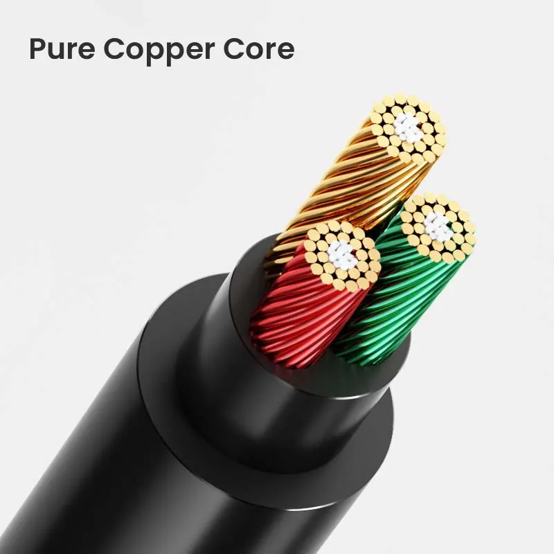 High-Quality 3.5mm to RCA Gold-Plated Audio Adapter Cable