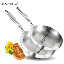 Premium Stainless Steel Multi-Ply Non-Stick Frying Pan Set (24 30cm)