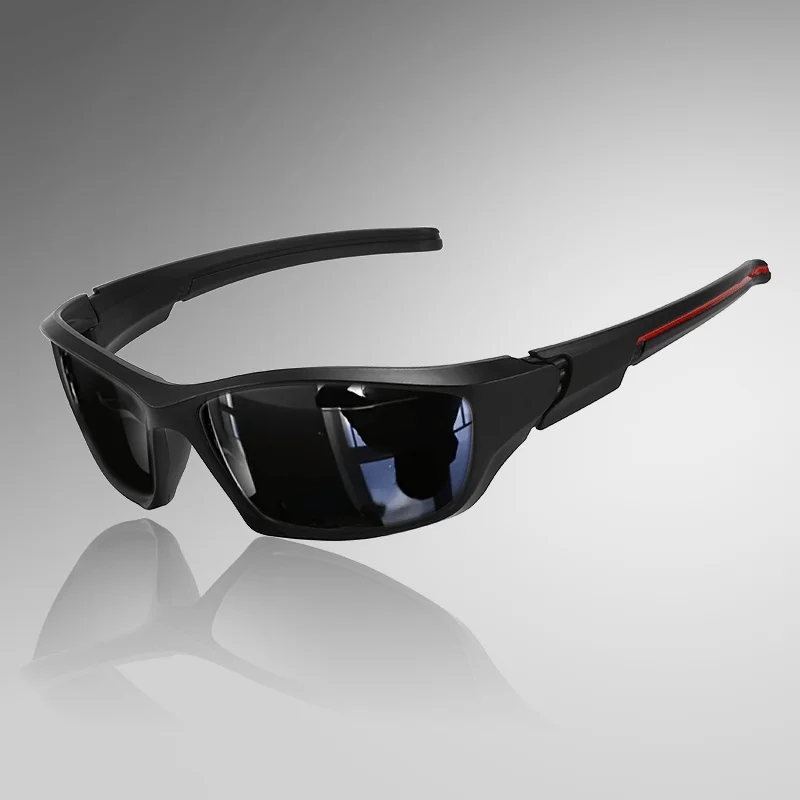 Sportliche polarisierte Sonnenbrille – Verbessert das Sehvermögen, Blocksblendung – perfekt zum Radfahren, Angeln und mehr – leichtes Design – Detail 1