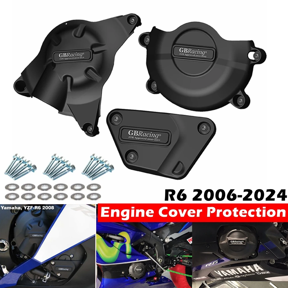 Motorcycles Engine cover Protection case for case GB Racing For YAMAHA R6 2006 -