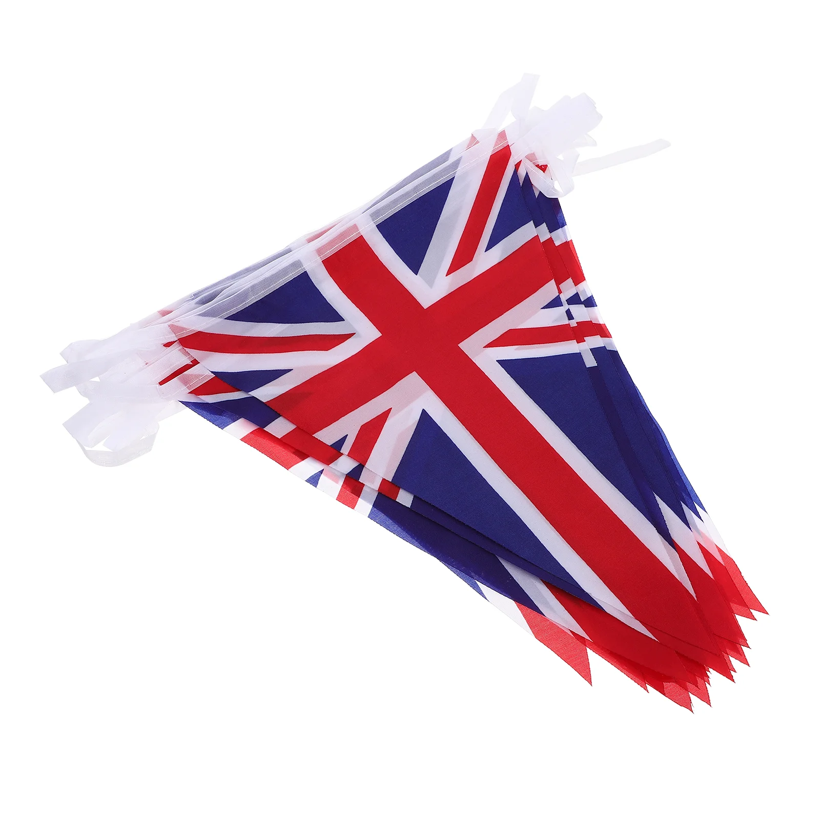 

British Flag String UK Hanging National Country Flags Decor Nationality Banner Polyester Pennant Emblems